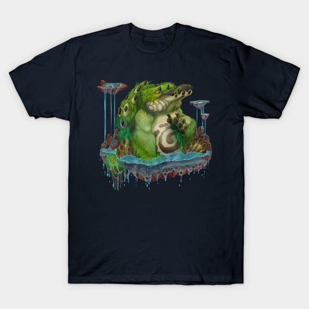 Amphibian - Tetranadon T-Shirt by Wagglezags